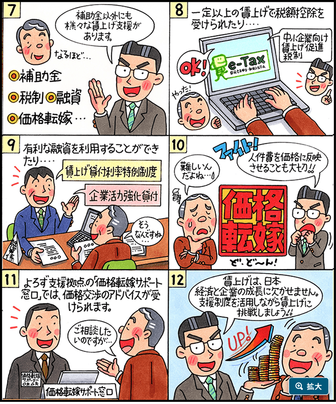 漫画でわかる「賃上げ」