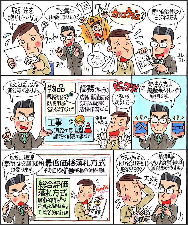 マンガで分かる、官公需①